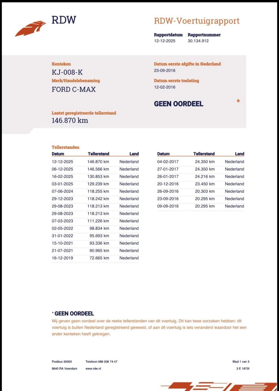 Hoofdafbeelding Ford C-MAX