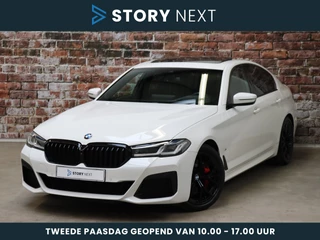 BMW 5 Serie Sedan 530i High Executive M Sport Pakket Automaat / Live Cockpit Professional / Schuif-kanteldak / Laserlight / Exklusivleder 'Nappa' / Driving Assistant / 19 Inch / Head-Up Display / Comfortstoelen / Harman Kardon / M Sportremsysteem / Shadow Line / DAB