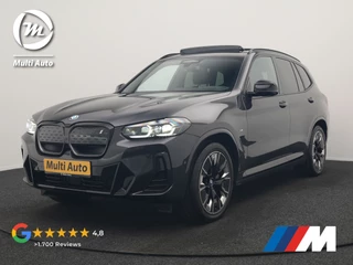 BMW iX3 M Sport 80 kWh 286pk Dealer O.H. | Panodak | Adaptive Cruise | Head Up | 360 Camera | Harman / Kardon | Lederen Sportstoelen Memory & Verwarmd | Keyless | Blis | Stuur Verwarmd | Sfeerverlichting | Apple Carplay | 20"L.M |
