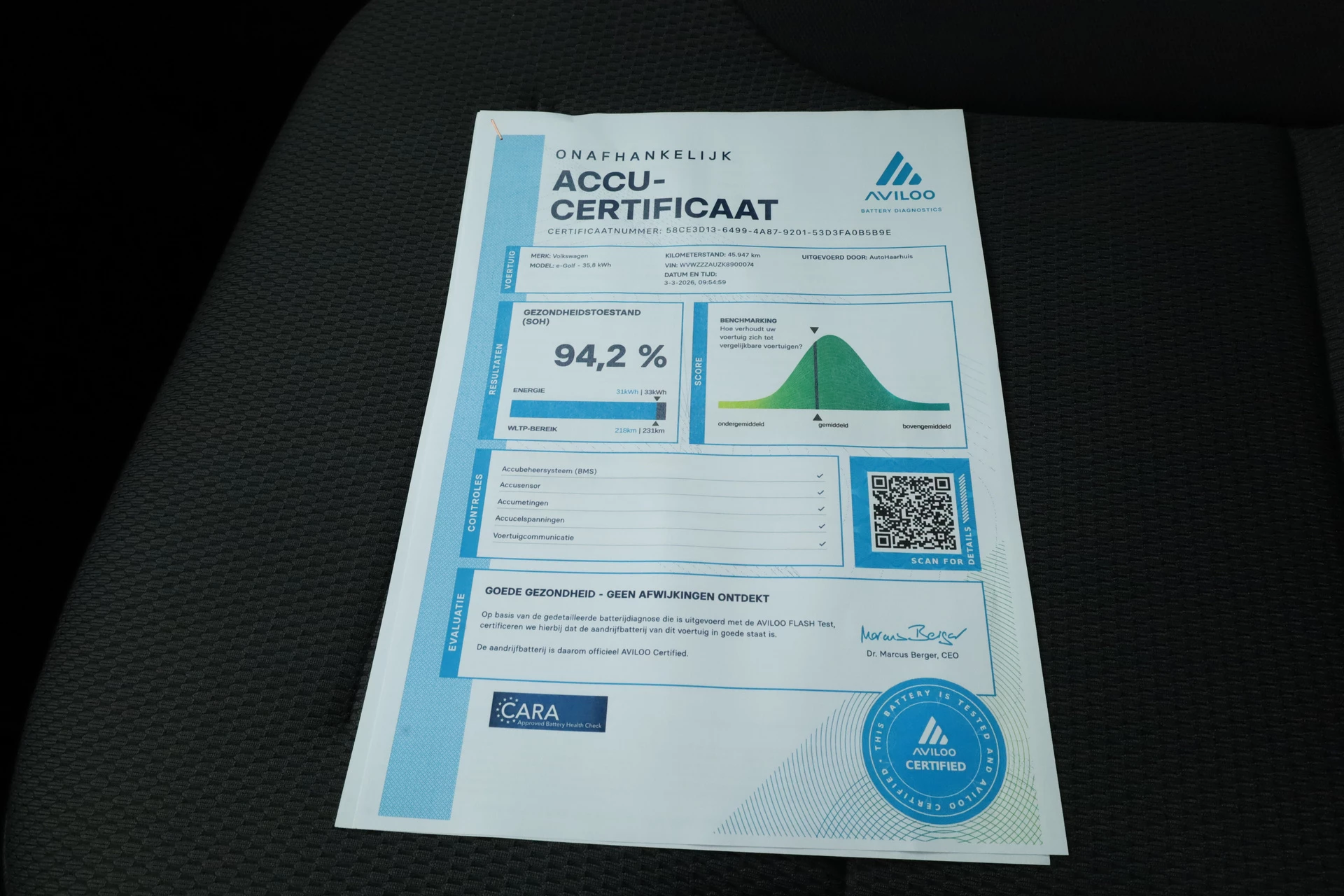 Hoofdafbeelding Volkswagen e-Golf