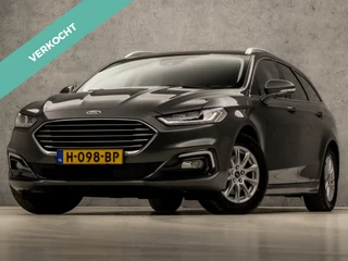 Ford Mondeo Wagon 2.0 IVCT HEV Titanium 191Pk Automaat (APPLE CARPLAY, GROOT NAVI, CAMERA, STOELVERWARMING, ELEK SPORTSTOELEN, TREKHAAK, GETINT GLAS, ADAPTIVE CRUISE, NIEUWE APK, NIEUWSTAAT)