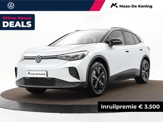Volkswagen ID.4 Pro Limited Edition 77 kWh accu 286 PK · Achteruitrijcamera · Draadloze telefoonlader · Sfeerverlichting · Trekhaak, elektrisch uitklapbaar · Prijs is inclusief inruilpremie ·