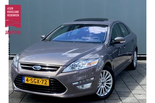 Hoofdafbeelding Ford Mondeo Ford Mondeo BWJ 2013 | 2.0T 203PK Platinum AUTOMAAT | NWE APK | CLIMA | NAVI | SCHUIFDAK | LEDER/ALCANTARA | CRUISE | XENON AD | STOELVERW |
