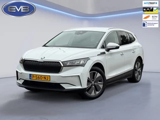 Skoda Enyaq iV 80, achteruitrijcamera, 1/2 lederen sportinterieur, adaptief cruise, stoelverwarming, 1 e eigenaar, NL auto met nap