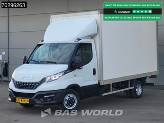 Iveco Daily 35C16 Automaat 160PK Dubbellucht Bakwagen Airco Cruise Euro6 Meubelbak Koffer Airco Cruise control