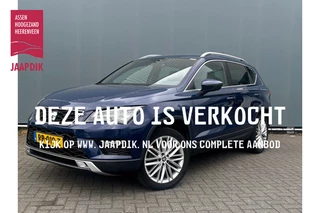 SEAT Ateca BWJ 2017 1.4 150 PK EcoTSI Xcellence TREKHAAK | CLIMA | CRUISE | NAVI | CAMERA | ALCANTARA | KEYLESS | PRIV. GLAS | LMV 18 INCH | MULTIFUNCT. STUUR