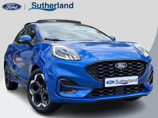 Ford Puma 1.0 EcoBoost Hybrid ST-Line X 155pk Automaat | Panoramadak | Afneembare trekhaak | Winter Pack | Adaptive cruise control | 360 graden camera | Bang&Olufsen | Elektrsiche achterklep | Matrix LED | TREKHAKEN