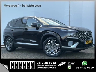 Hoofdafbeelding Hyundai Santa Fe Hyundai Santa Fe 7-Pers 1.6 T-GDI HEV Premium 7p. HUD Leer Stoelkoel+verw. 360° 7 Zits