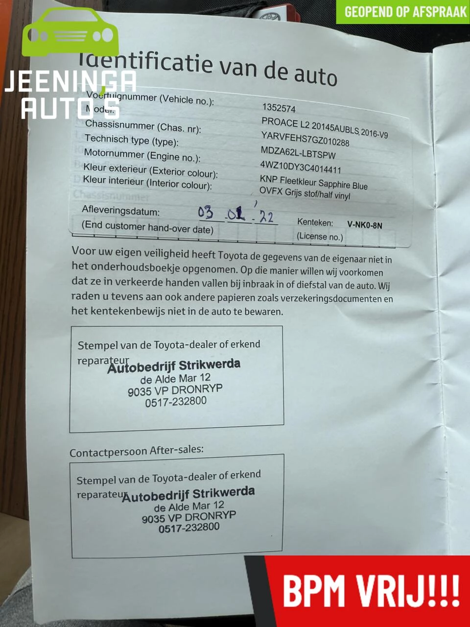 Hoofdafbeelding Toyota ProAce