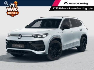 Volkswagen Tayron R-Line Edition 1.5 eHybrid 272 PK 6 versn. DSG · Black Style Pakket · Comfort Pakket Plus · Interieur Style Pakket · High-end geluidsysteem 'Harman Kardon' · Interieur Style Pakket · Panoramaschuif-kanteldak · Trekhaak inklapbaar · Voorraad OUTLET · Prijs is inclusief inruilpremie ·