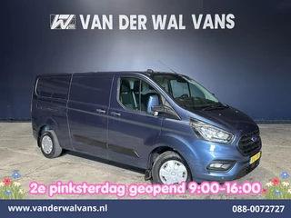 Ford Transit Custom 2.0 TDCI 131pk L2H1 Euro6 Airco | Camera | LED | Cruisecontrol | Verwarmde voorruit Parkeersensoren, Bijrijdersbank, 2800kg trekvermogen