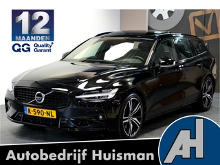 Volvo V60 2.0 B4 155kW/211pk Aut8 R-Design PANORAMADAK + HARMAN/KARDON + BLIS + STOELMASSAGE + ADAPT.CRUISE + STYLING PACK + PILOT ASSIST + HEAD-UP + STOELVERWARMING&-KOELING + STUURVERWARMING + 360 CAMERA + PARKSENSOREN + 19" LM-VELGEN!!