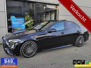 Mercedes C-klasse 200 AMG Line Panorama/HUD/Memory/360°/Sfeer