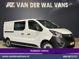 Opel Vivaro 1.6 CDTI 126pk L2H1 Dubbele Cabine Euro6 Airco | 5-Zits | Navigatie | Camera | LED | Cruisecontrol | Trekhaak Parkeersensoren