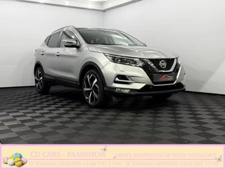Nissan QASHQAI 1.2 Tekna 17" Pano, Half leder, 360 Camera, Navi, Keyless start, Cruise control, A start stop, Rijstrook correctie, Stoelverwarming/Stoel ventilatie