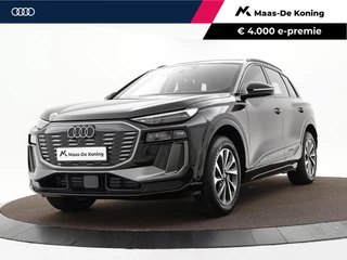 Audi Q6 e-tron Advanced edition 252 PK · Trekhaak, mechanisch draaibaar · Sportstoel zwart leder-kunstl. · 2-spaaks sport mf afgevl. padd