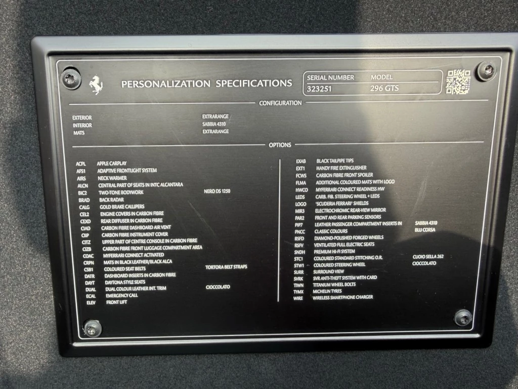 Hoofdafbeelding Ferrari 296