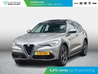 Hoofdafbeelding Alfa Romeo Stelvio Alfa Romeo Stelvio 2.0 Turbo Aut. AWD 200pk Super | Schuif/Kantel dak | Trekhaak | Leder | Navi | Elek. Stoelen