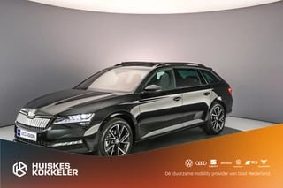 Škoda Superb Combi Sportline Business Edition 1.4 TSI PHEV 218pk DSG Automaat Trekhaak, Panoramadak, Adaptive cruise control, Elektrische achterklep, Navigatie, 360 camera, Stoelverwarming, Verwarmde voorruit, Stuurwiel verwarmd