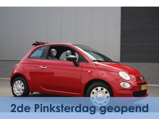 Fiat 500C 1.0 Hybrid Cabrio Rosso /45.000 km/Airco/USB/€39 per mnd