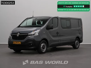 Renault Trafic 145pk Automaat Dubbel Cabine L2H1 Trekhaak Navi Airco Cruise Camera Parkeersensoren Euro6 DC Doka Mixto Airco Trekhaak Cruise control