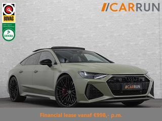 Audi RS7 Dynamic+ 300kmh | Keramisch | 22" ABT (9200,=) | B&O 3D High End | 4-Wielbesturing | Stoelvent. | Carbon Pack | Nachtzicht | Alcantara Hemel | 91500,= ex btw | Lease / Maandbedrag 998,= pm. | 360 Camera | Laser-LED | ACC | Valcona | Klasse-5 | Head-up | Soft-Close | Isolatieglas | Dealer OH.