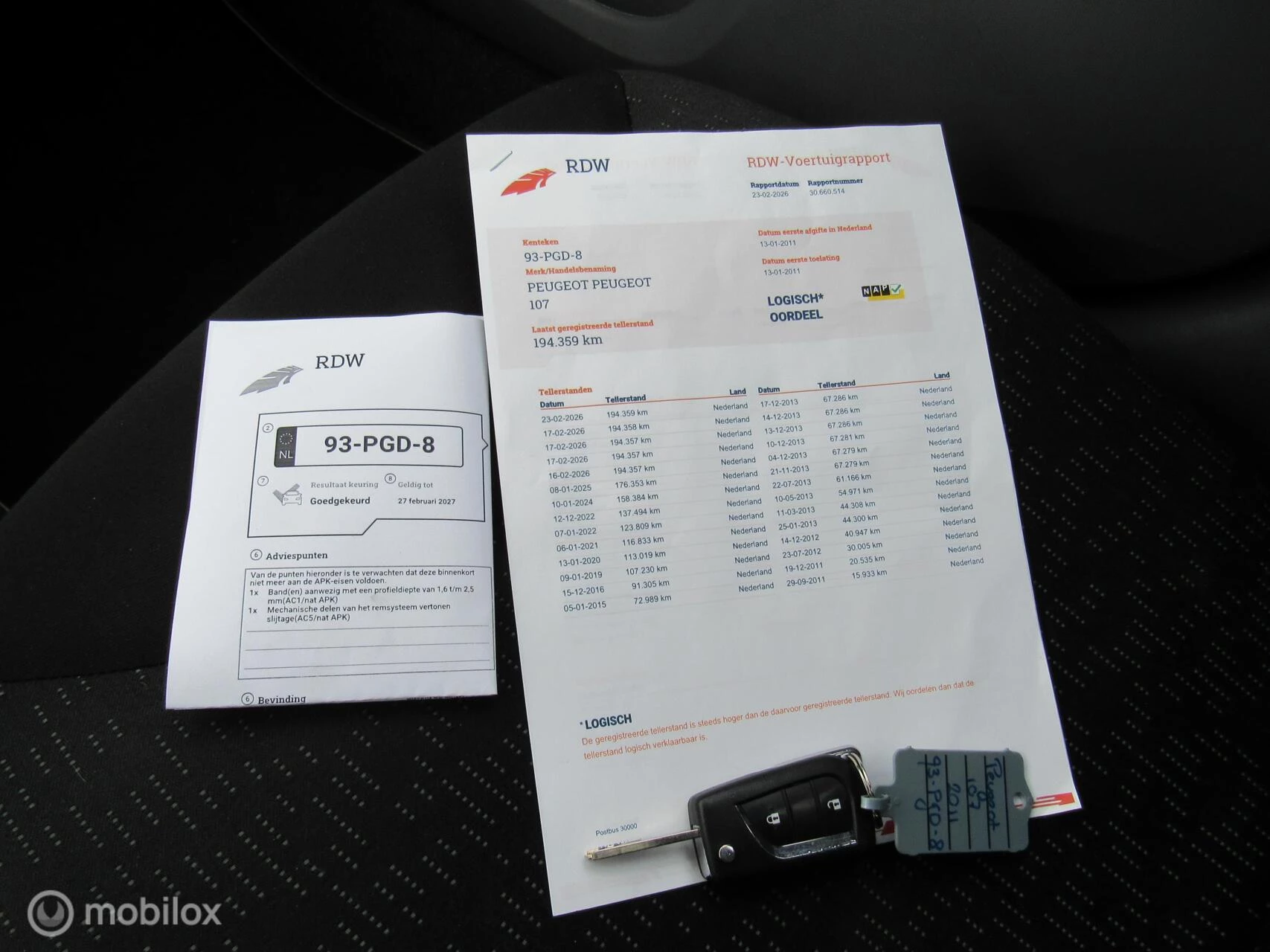 Hoofdafbeelding Peugeot 107