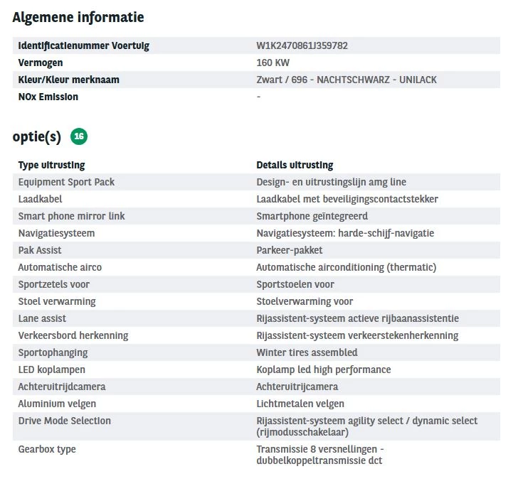 Hoofdafbeelding Mercedes-Benz B-Klasse