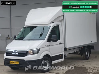 MAN TGE 3.140 Bakwagen met achterdeuren Nieuw!! Airco Meubelbak Koffer 17m3 Airco