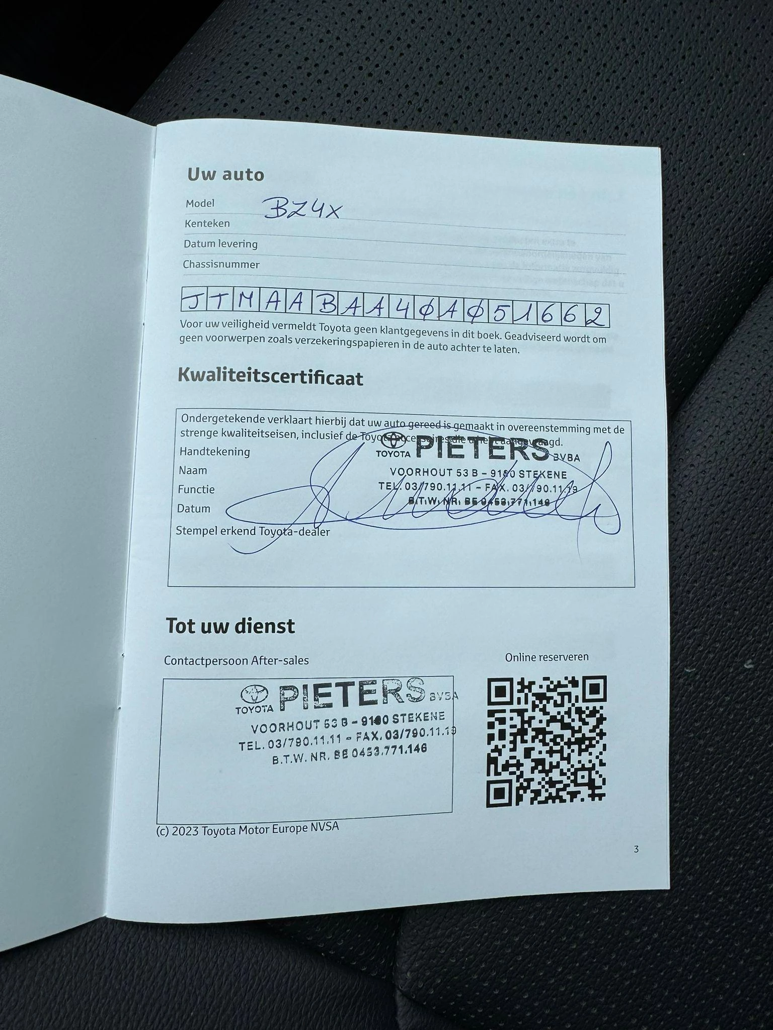 Hoofdafbeelding Toyota bZ4X