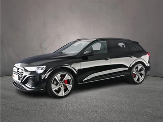 Audi Q8 e-tron 55 quattro S Edition 115 kWh | Pano | Head Up | Trekhaak | B&O | ACC | 360 Camera | Matrix | Leder | 22 inch | S Line