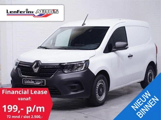 Renault Kangoo 1.5 Blue dCi 75 pk L1 v.a. 199,- p/mNavi, Trekhaak Airco, Cruise Control, PDC achter, NAP, 2-Zits