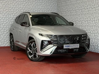 Hyundai Tucson .6 T-GDI PHEV N-LINE NIEUW 360CAM ELEK.KLEP MEMORY STOEL VERWARMD/KOELING SUBWFR 19" LMV ZWARTE HEMEL STUURVERW. PLUG IN HYBRIDE 