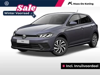 Volkswagen Polo Life Edition 1.0 TSI 95 pk 5 versn. Hand · Achteruitrijcamera · Bluetooth telefoonvoorbereiding · Incl. inruilvoordeel ·