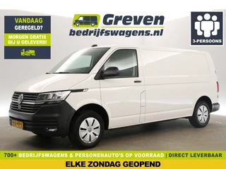 Volkswagen Transporter 2.0 TDI L2H1 Airco Cruise Carplay PDC Navigatie 3 Persoons Elektrpakket Trekhaak