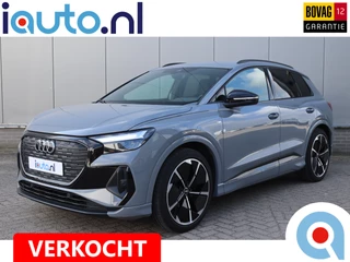 Audi Q4 e-tron 35 S edition 55 kWh Black Optiek S-Line/Sonos/LED/ACC/Camera/Leder/Elek. klep/21"