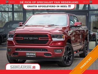 Dodge Ram 1500 SPORT | MARGE BTW VRIJ | MWK KLEP | ADAPTIVE CRUISE | 5.7 V8 HEMI 4X4 | PANORAMA DAK | 360 CAMERA RONDOM ZICHT | DUBBELE CABINE | 5 PERSOONS | LET OP! UNIEK BTW VRIJ MARGE !