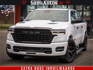 Dodge Ram 1500 Limited Night High Output 540HP 706Nm | Massage + Full Option | De Meest Luxe en Volle Pick-Up in zijn Klasse | Comfortabele Dubbele Cabine met Royale 5 Zitplaatsen | BPM vrij | Nu Leverbaar uit Voorraad | Voorraad Nr 2352 - 7649