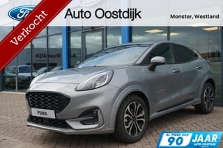 Ford Puma 1.0 EcoBoost Hybrid ST-Line 125PK Automaat Winterpack Camera Adaptieve Cruise Climate Navi Blind Spot Full LED Privacy Glass *Sportief*