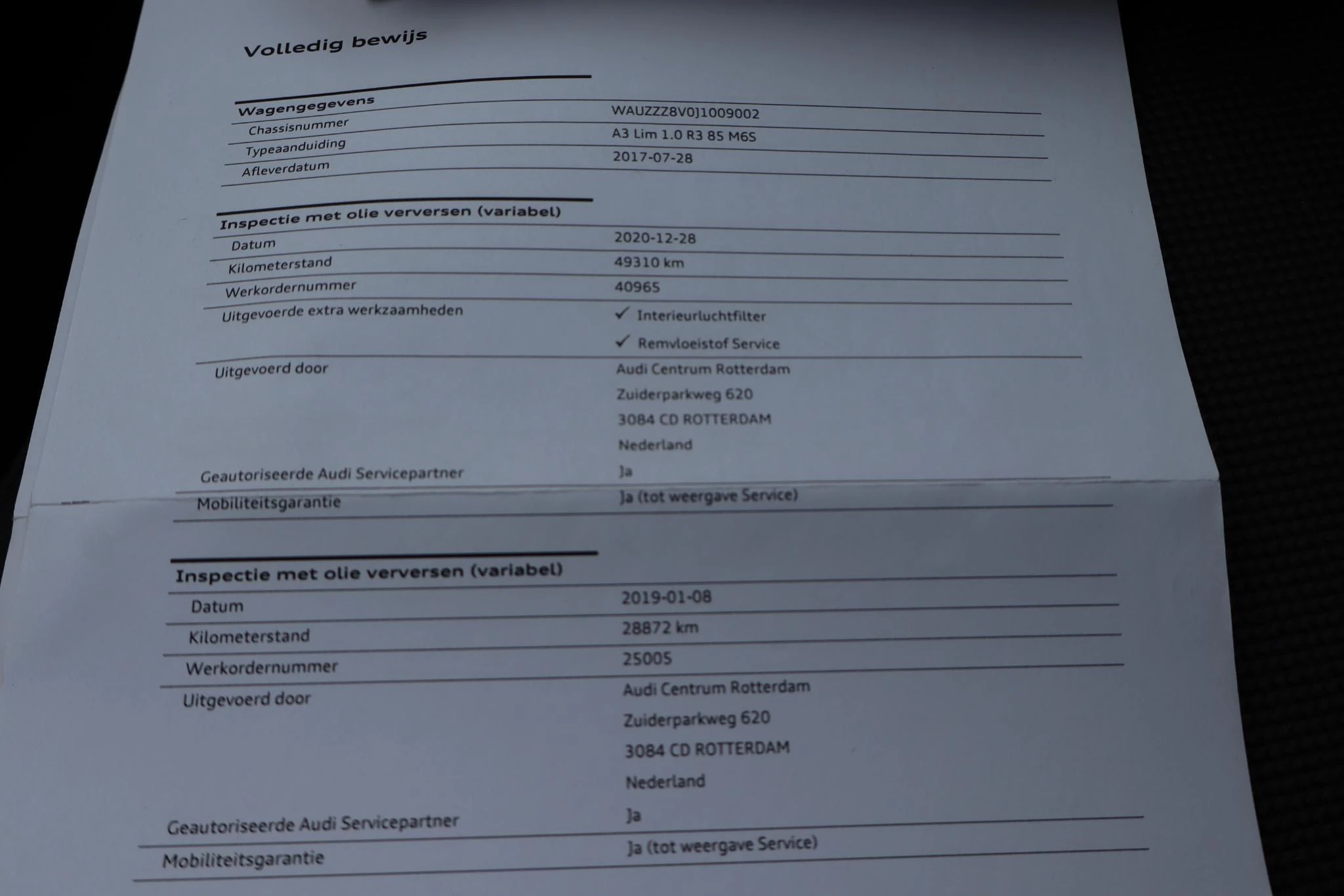 Hoofdafbeelding Audi A3