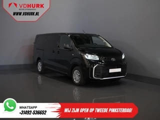 Toyota ProAce Electric Worker 75 kWh L3 345 km WLTP LED/ Snellader/ Keyless/ Adapt.Cruise/ Stuurverw./ Stoelverw./ Navi/ Carplay/ Camera/ PDC/ Airco