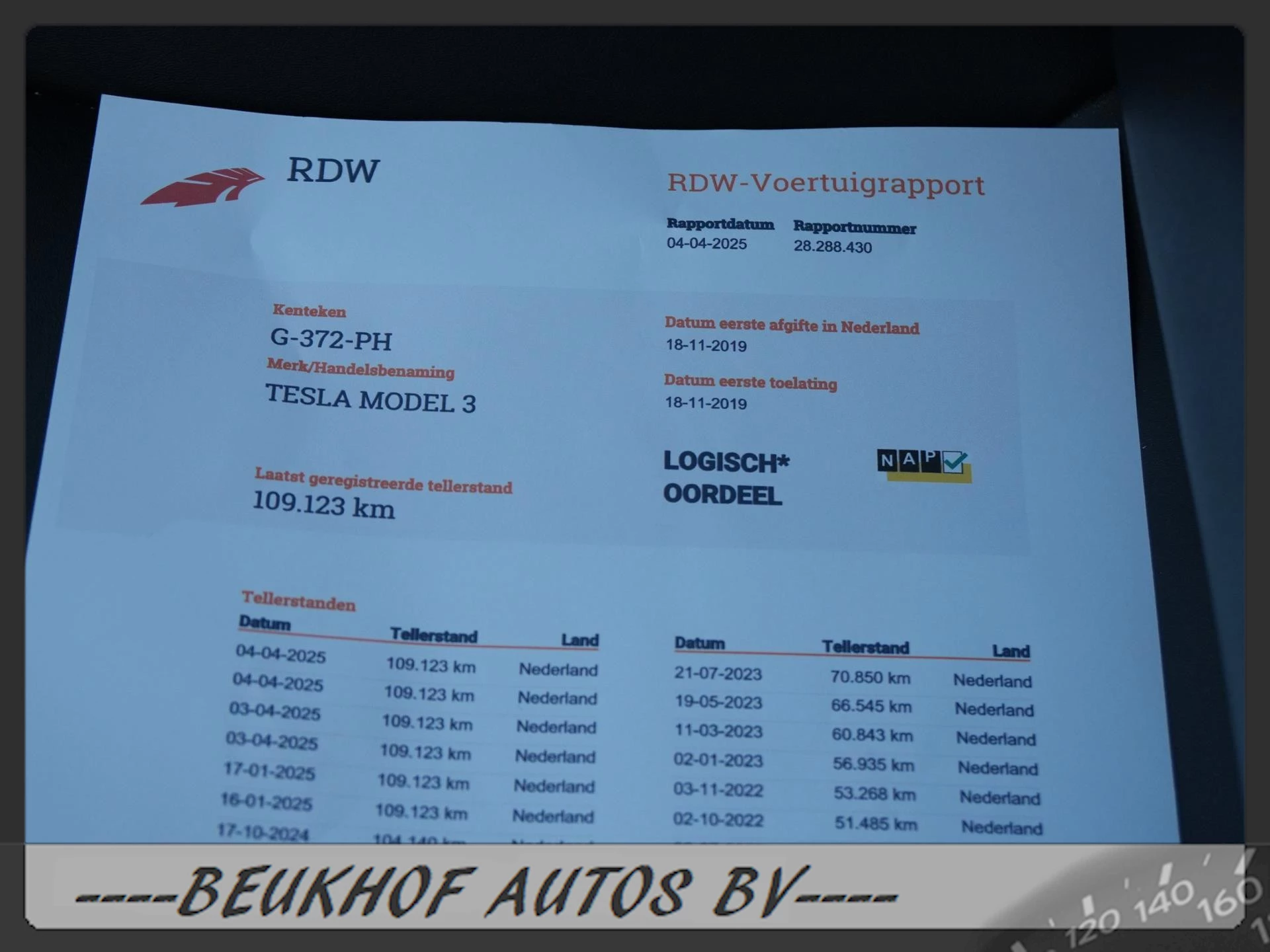 Hoofdafbeelding Tesla Model 3