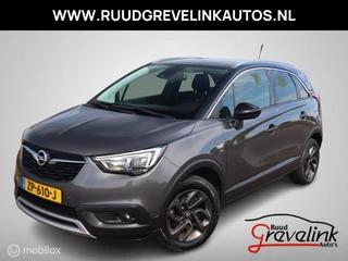Hoofdafbeelding Opel Crossland X Opel Crossland X 1.2 Turbo 110 PK H6 120 Jaar Edition Zwart Dak+Spiegels Camera NaviApp DonkerGlas Pdc V+A