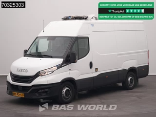 Iveco Daily 35S16 Roof Damage!  Automaat Koelwagen Thermo King V-300 MAX Airco Camera 3,5t Trekgewicht 160PK Euro6 Koel Koelwagen Kühl Kühler Kühlkasten Kühlwagen Airco