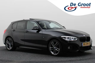 BMW 1 Serie 118i Executive M Sport Automaat Schuif-/kanteldak, Camera, Navigatie, Climate, LED, 18"