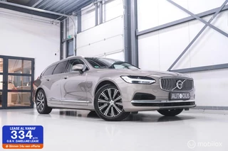 Volvo V90 2.0 T6 AWD Inscription 340 pk | Trekhaak | Camera | Memory | NL auto NAP | 1e eigenaar | Pebble Grey |