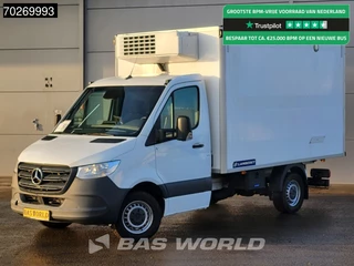 Mercedes Sprinter 316 CDI Automaat Koelwagen Thermo King V-500 MAX 380V Navi Camera Koeler Koel Vries Vriezer Kühlwagen 13m3 Airco