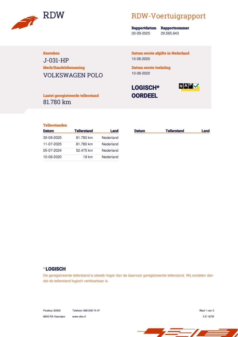 Hoofdafbeelding Volkswagen Polo