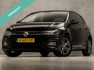 Volkswagen Polo 1.0 TSI R-Line Sport (VIRTUAL COCKPIT, LEDER, APPLE CARPLAY, CLIMATE, ZWART HEMEL, ADAPTIVE CRUISE, AUTOMATISCH INPARKEREN, SPORTSTOELEN, LM VELGEN, DAB+, PARKEERSENSOREN, NIEUWSTAAT)