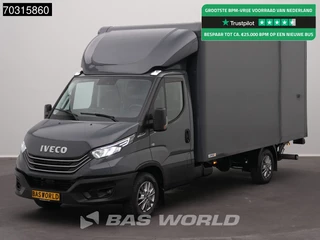 Iveco Daily 35S21 BPM Vrij! Automaat Luchtvering 210PK Bakwagen LED Airco Cruise Camera Euro6 Meubelbak Koffer Airco Cruise control